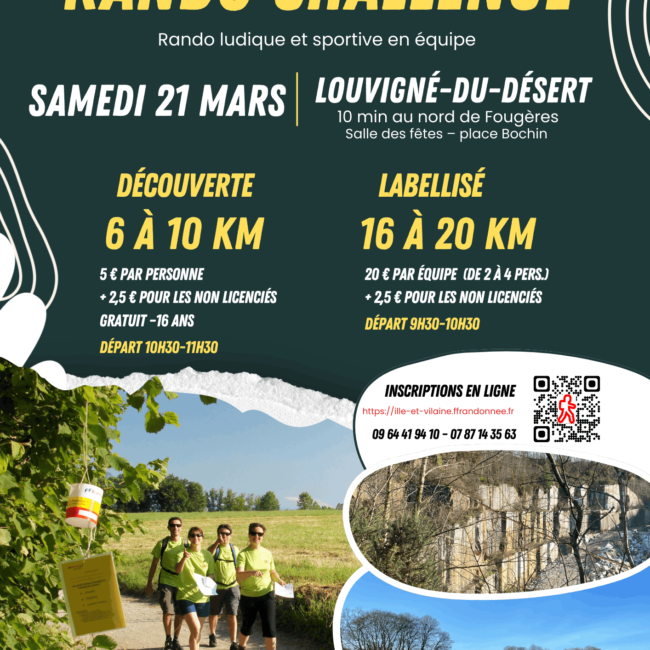 affiche rando challenge 2026